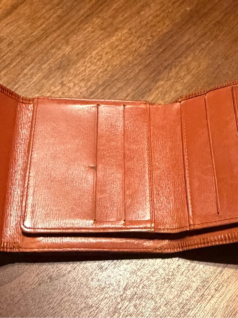 Louis Vuitton Tan Epi Leather Card Holder Wallet